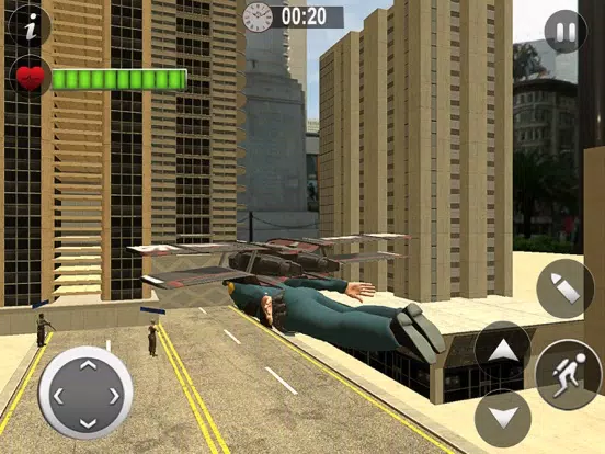 Tangkapan skrin Futuristic Jetpack Battle Sim iPad 