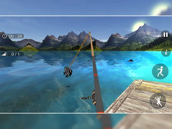 Capturas de tela do Fishing Simulator clash games iPad 