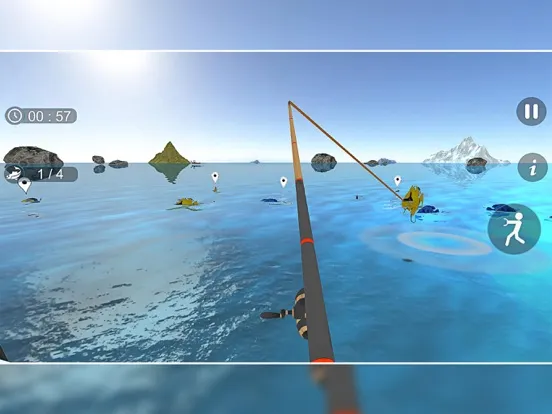 Capturas de tela do Fishing Simulator clash games iPad 