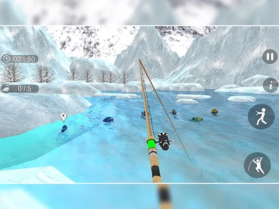 Capturas de tela do Fishing Simulator clash games iPad 