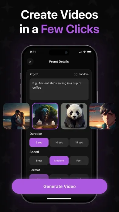 Photo Animator & Text to Video Screenshots