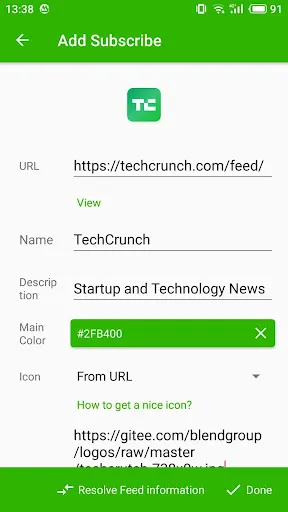 Rolly RSS Reader应用截图