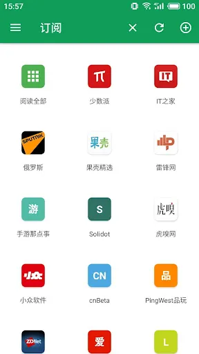 Rolly RSS Reader应用截图