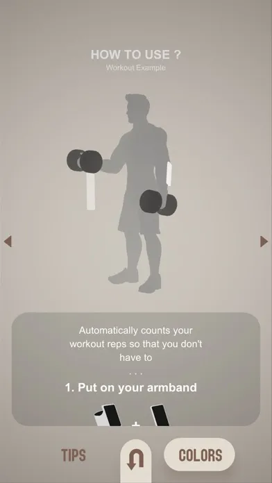 Screenshot di GymCount