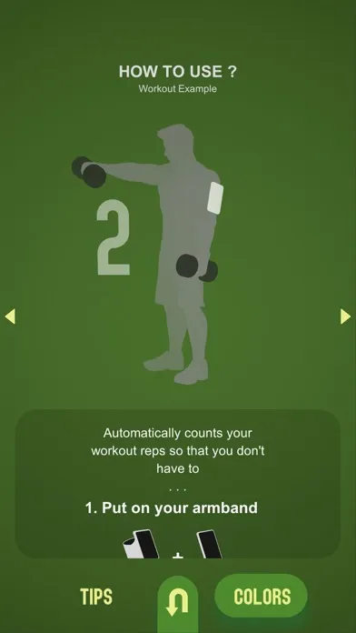 Screenshot di GymCount
