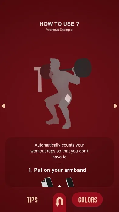 Screenshot di GymCount