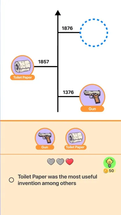 Ảnh chụp màn hình của Inventions Order Puzzle!