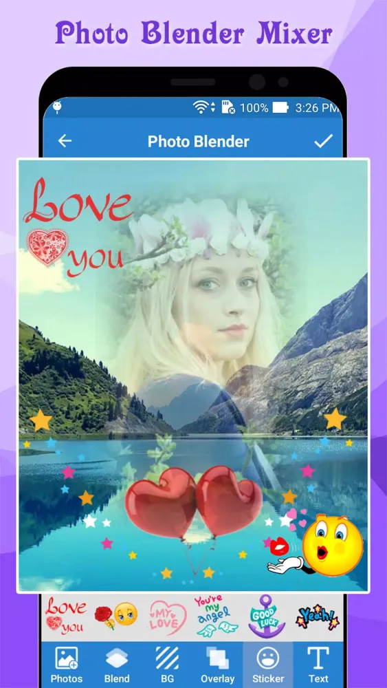 Скриншоты Photo Blender Mixer Effect