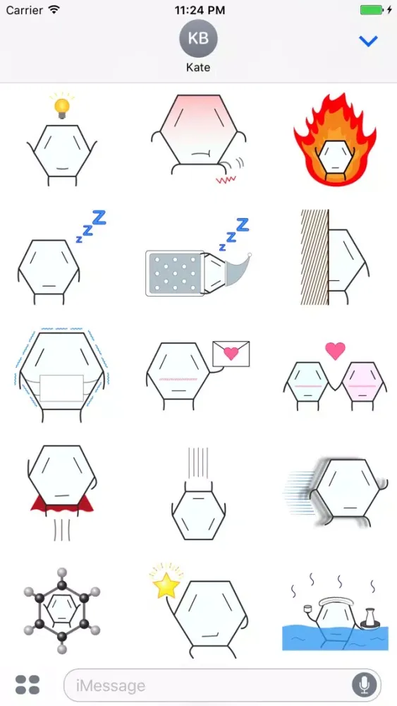 Benzene-kun Stickers應用截圖