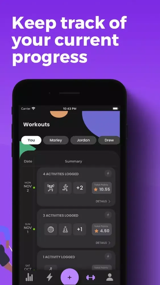 GymBuddy: Fitness Challenges Screenshots