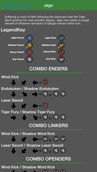 Capturas de tela do Mini Guide for Killer Instinct Edition