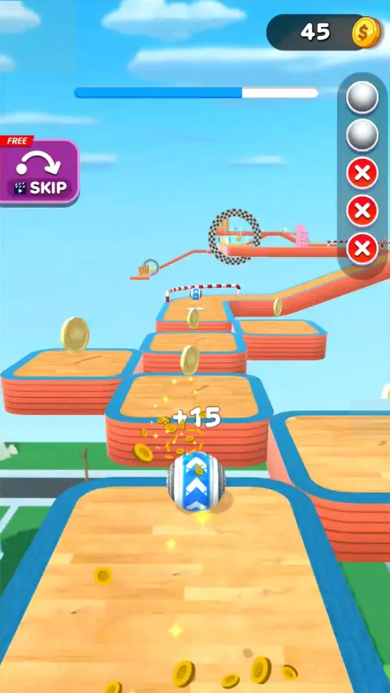 Ảnh chụp màn hình của City Rolling Ball: Ball Games