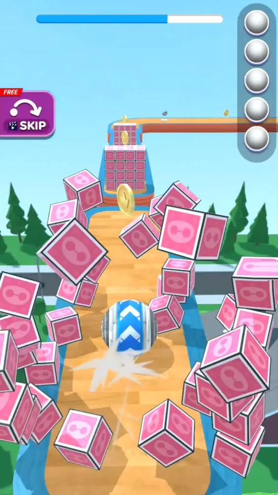 Ảnh chụp màn hình của City Rolling Ball: Ball Games