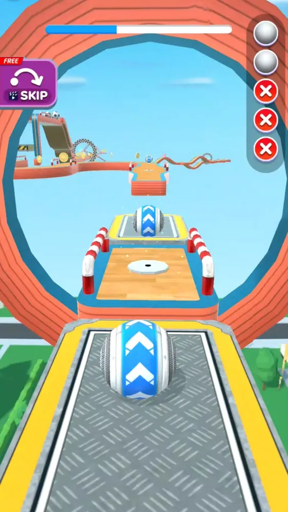 Ảnh chụp màn hình của City Rolling Ball: Ball Games