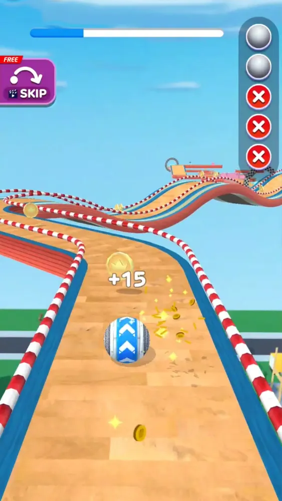 Ảnh chụp màn hình của City Rolling Ball: Ball Games