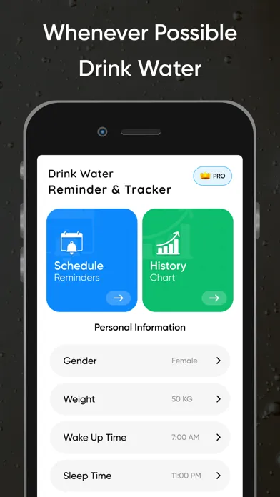 Drink Water Tracker Daily应用截图