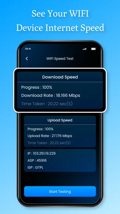 Capturas de pantalla de wifi Speed Test wifi Analyzer