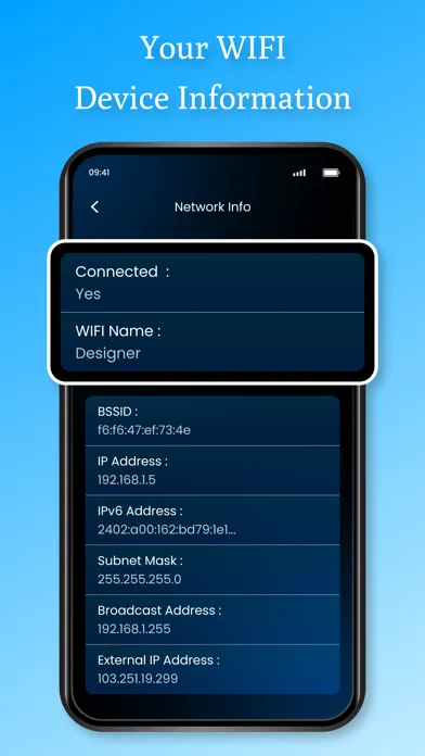 Capturas de pantalla de wifi Speed Test wifi Analyzer