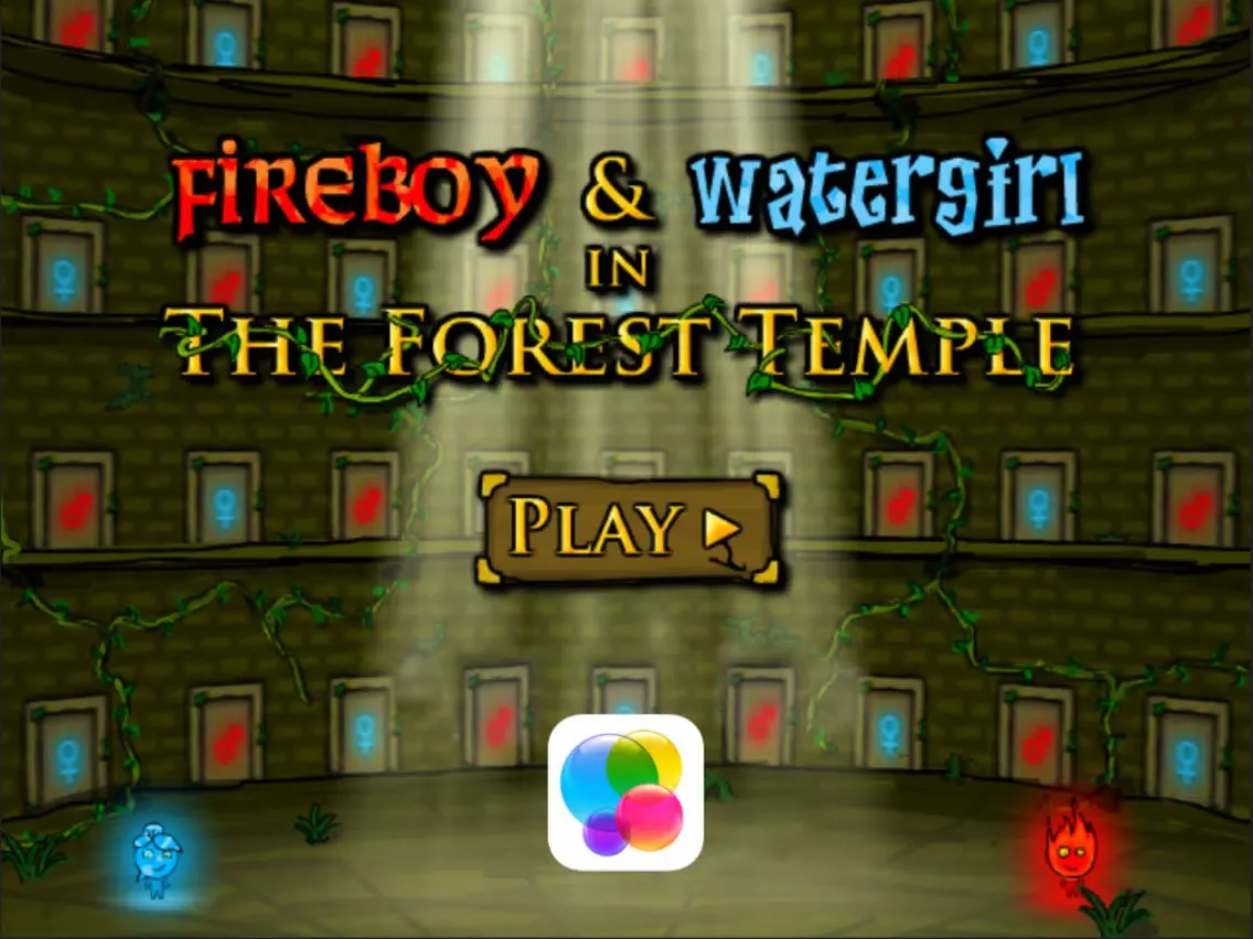 Fireboy & Watergirl 2 - The Forest Temple iPad  سکرین شاٹس