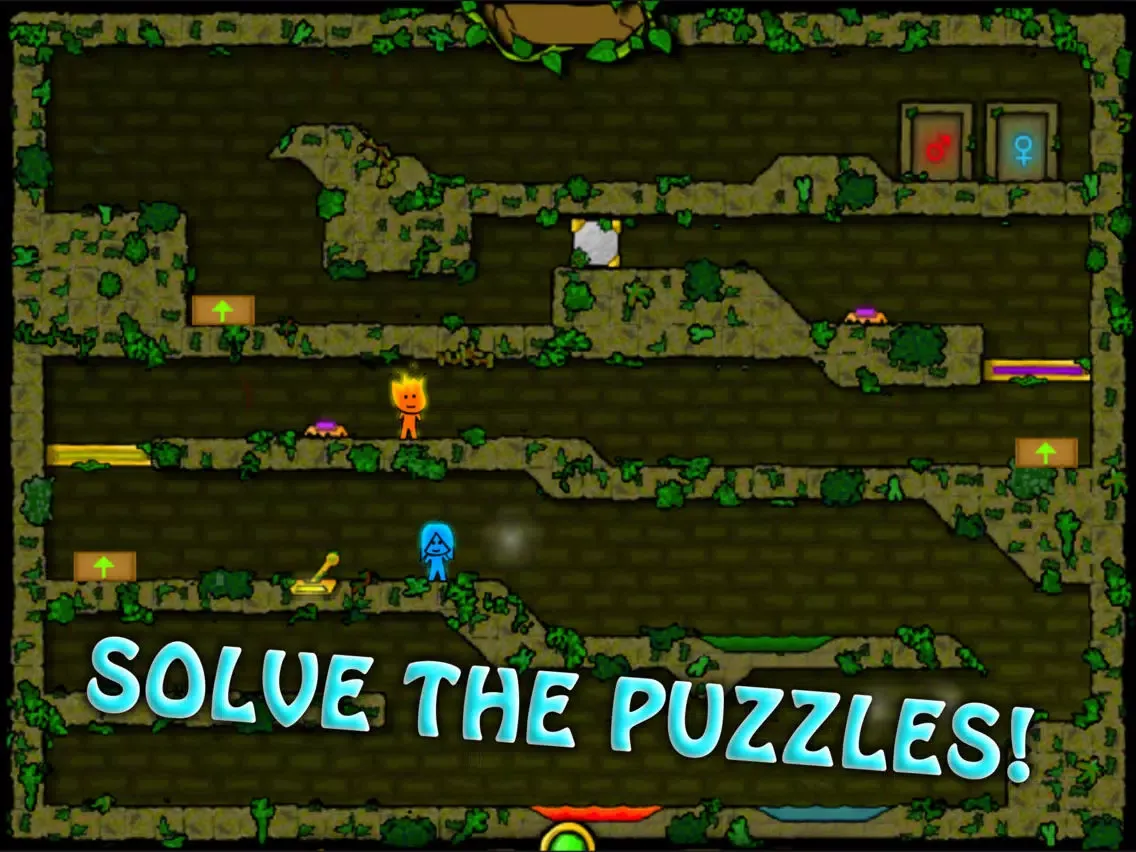 Fireboy & Watergirl 2 - The Forest Temple iPad  سکرین شاٹس