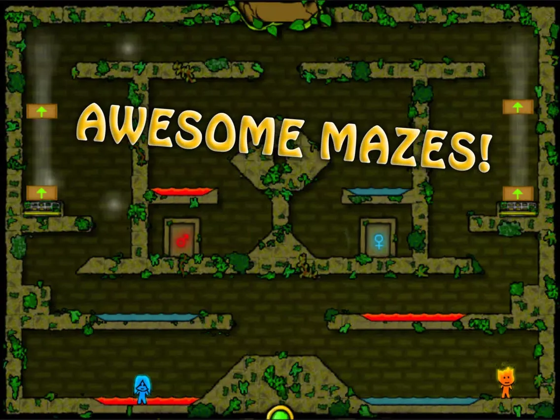 Fireboy & Watergirl 2 - The Forest Temple iPad  سکرین شاٹس