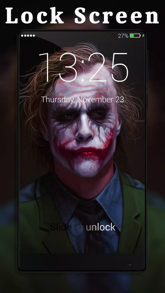 Joker Keyboard Lock Screen Screenshots