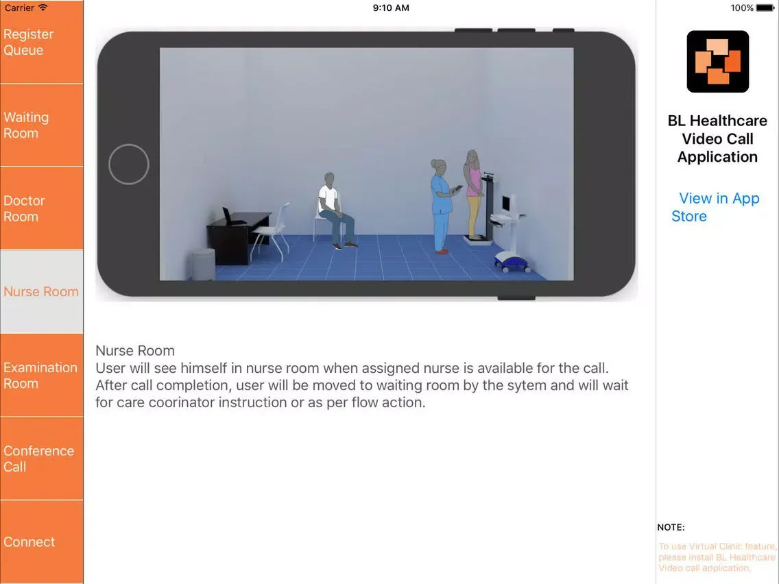 تصاویر Virtual Clinic BLH iPad 