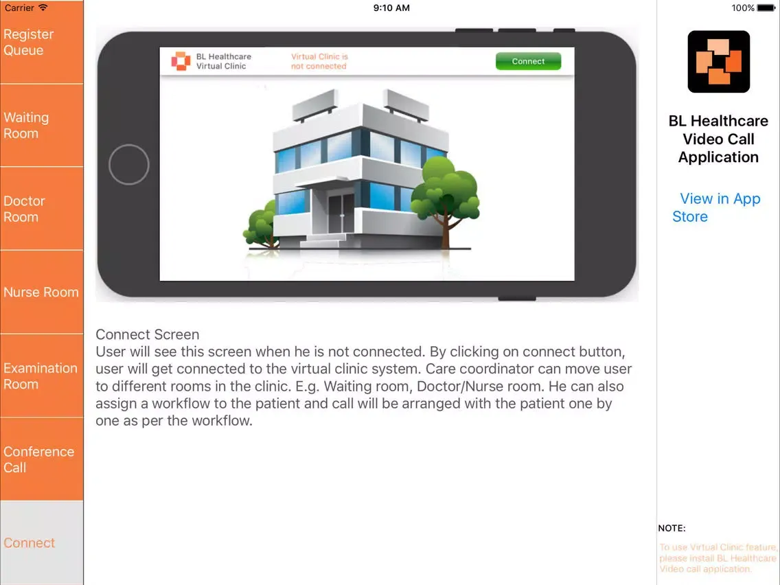 تصاویر Virtual Clinic BLH iPad 