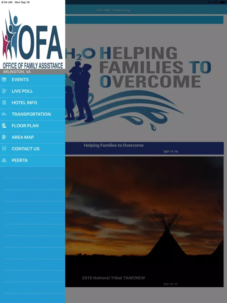 OFA TANF 2019 iPad  سکرین شاٹس
