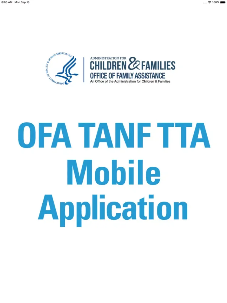 OFA TANF 2019 iPad  سکرین شاٹس
