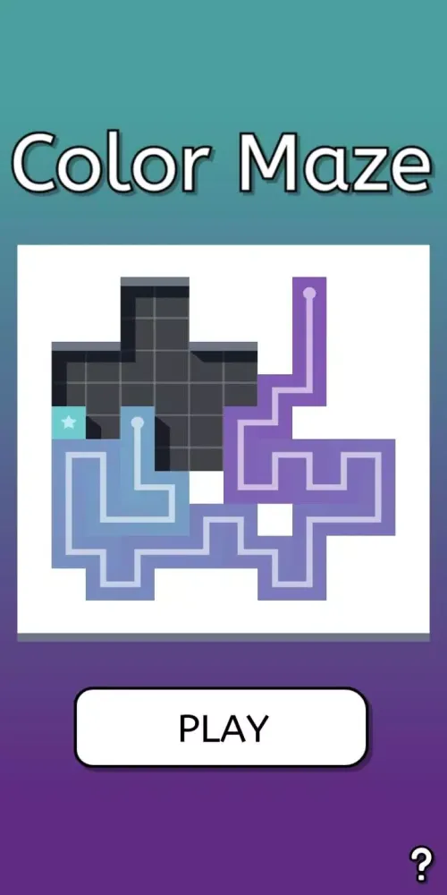 Tangkapan layar Color Maze