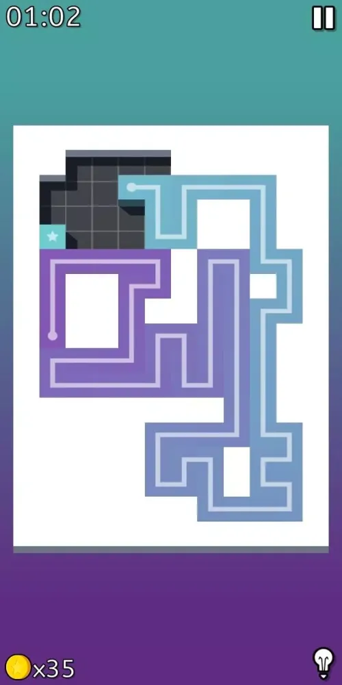 Tangkapan layar Color Maze