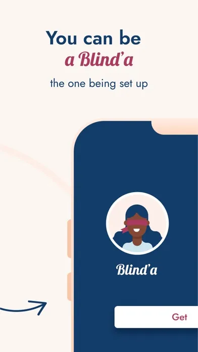 Tangkapan skrin Blind'a: Dating App for Anyone