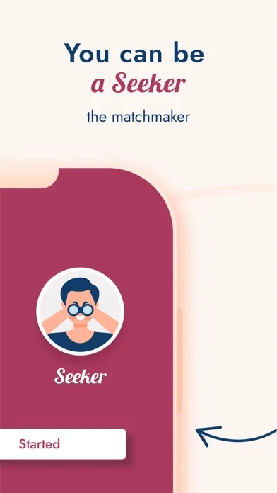 Tangkapan skrin Blind'a: Dating App for Anyone