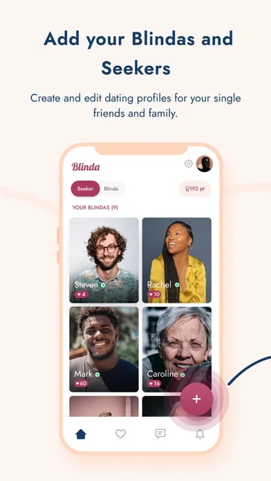 Tangkapan skrin Blind'a: Dating App for Anyone
