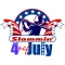 Softball 4th of July Stickers