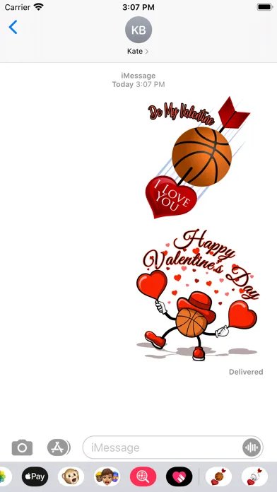 Capturas de tela do Basketball Valentines