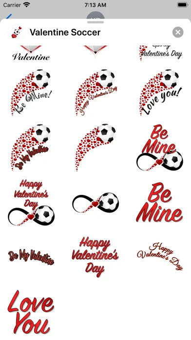 Soccer Valentines应用截图