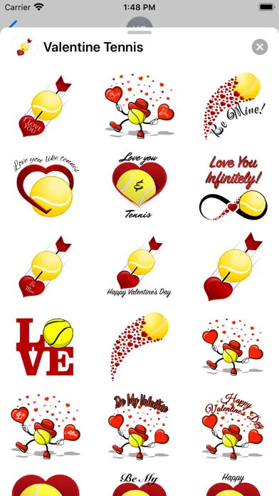 Tennis Valentines Screenshots