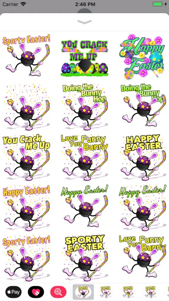 Easter Hockey Stickers应用截图