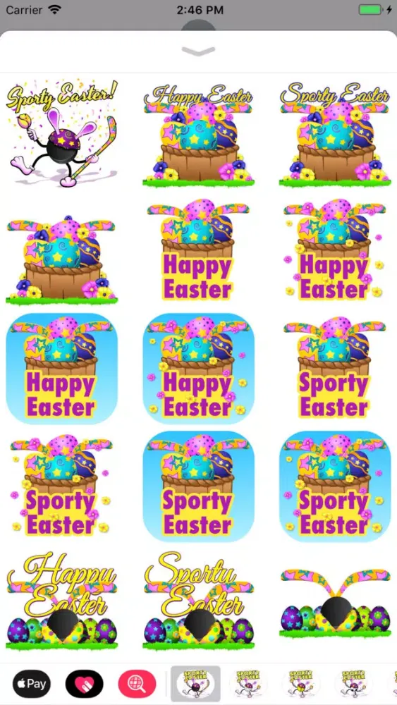 Easter Hockey Stickers应用截图