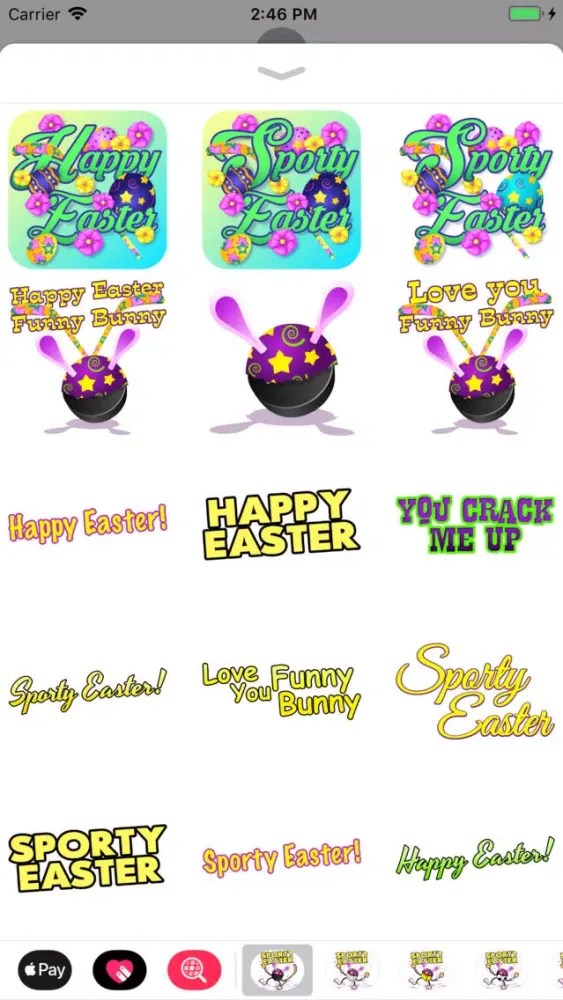 Easter Hockey Stickers应用截图