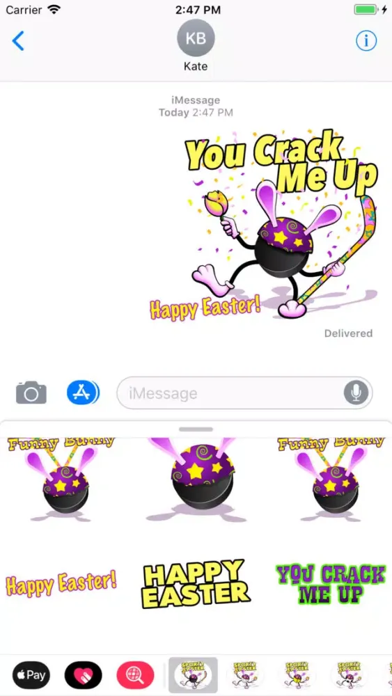 Easter Hockey Stickers应用截图