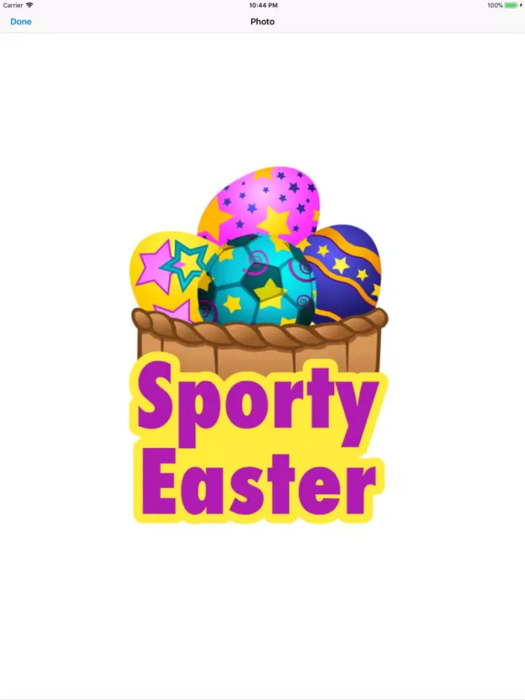 Screenshot di Easter Soccer Stickers iPad 
