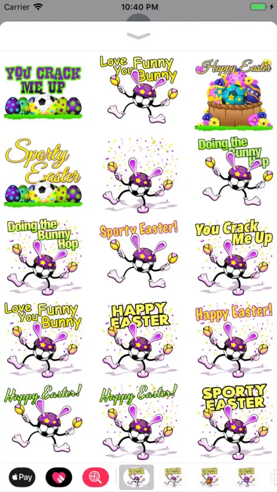 Screenshot di Easter Soccer Stickers