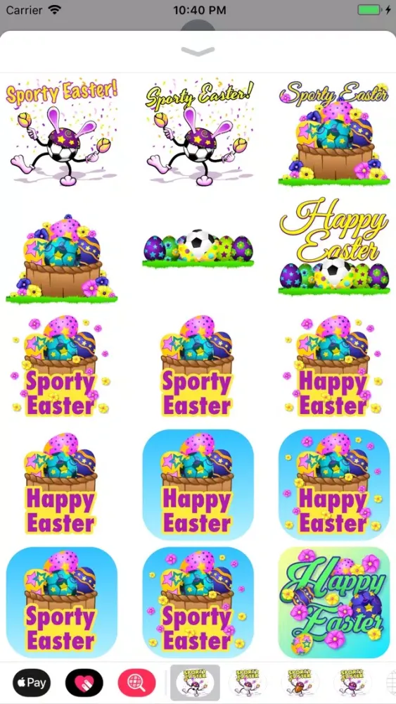 Screenshot di Easter Soccer Stickers