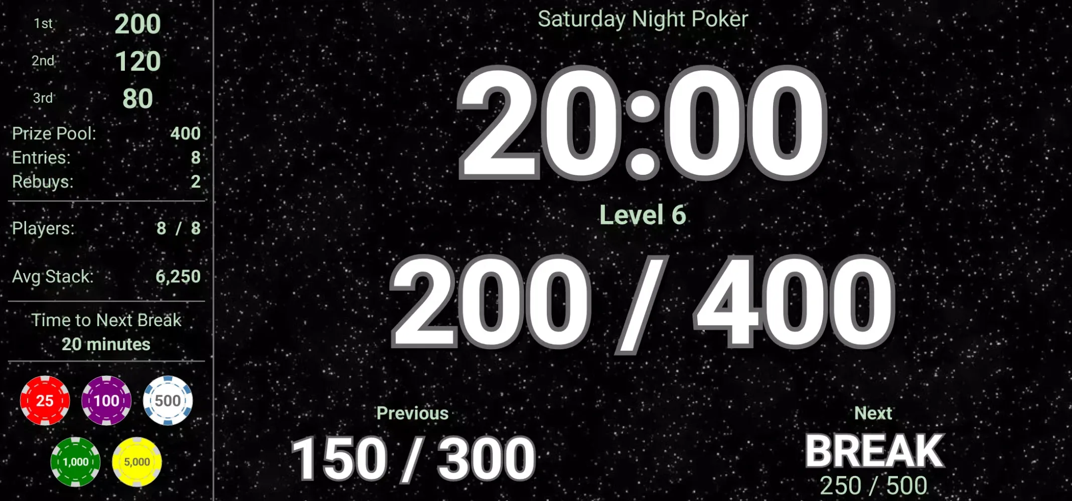 Screenshot di Blinds Are Up! Poker Timer