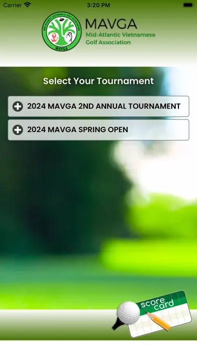 MAVGA Score Card Screenshots