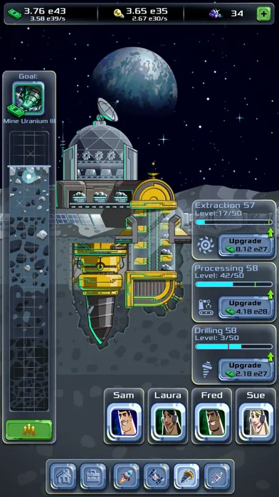 Idle Space Company スクリーンショット