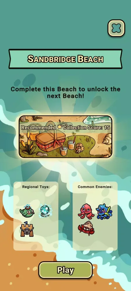 Sandcastle TD Creator 스크린샷